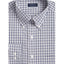 Club Room Classic/regular Fit Gingham Check Performance Dress Shirt Grey Navy