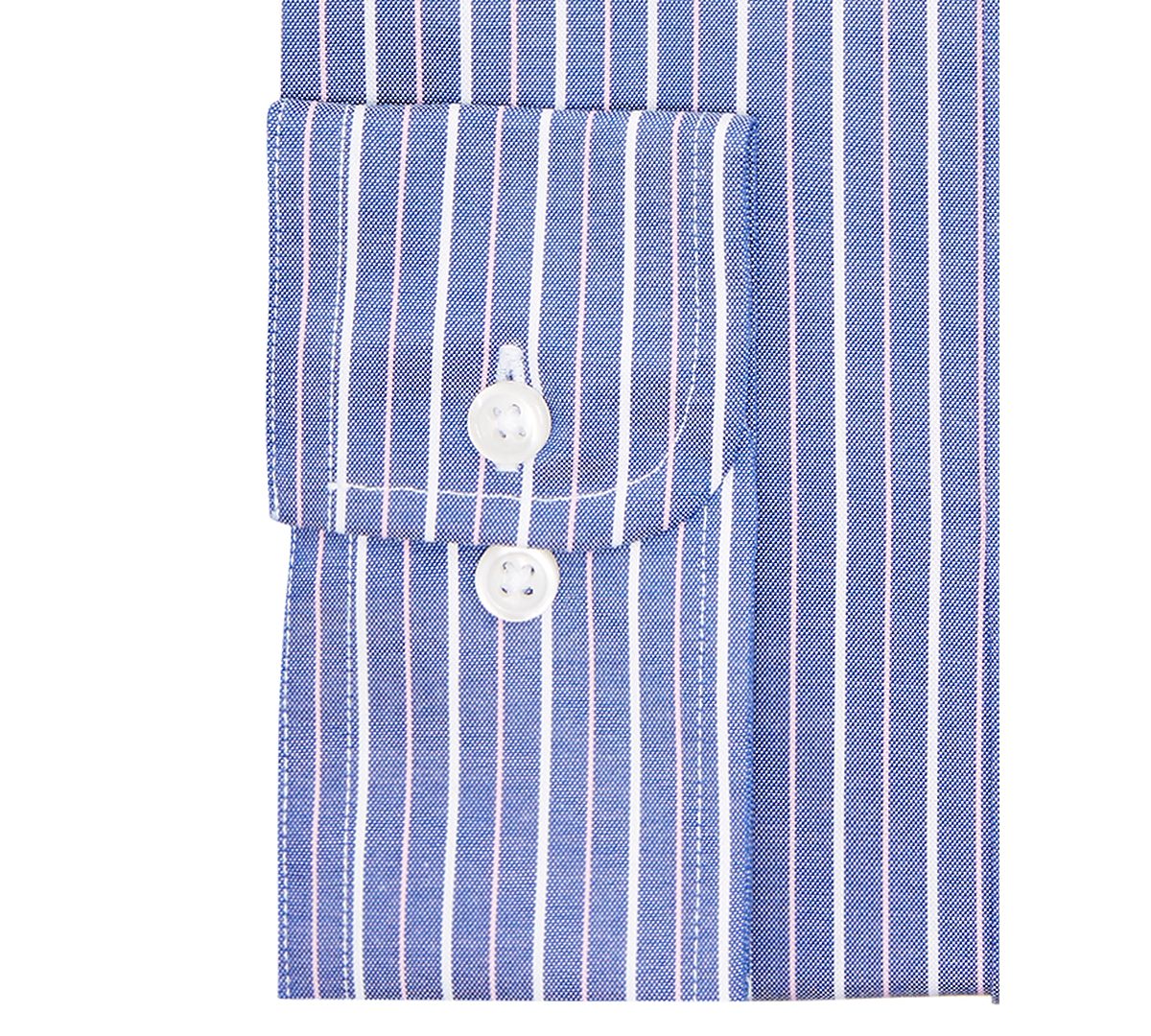 Club Room Classic/regular Fit Performance Pinpoint Double Stripe Dress Shirt Dk Blue Pink