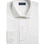Club Room Classic/regular Fit Stretch Pine Print Dress Shirt White/Navy