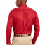 Club Room Classic/regular Fit Stretch Wrinkle-resistant Solid Pinpoint Dress Shirt Claret
