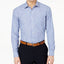 Club Room Classic/regular Fit Stripe Dress Shirt  Blue