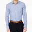 Club Room Classic/regular Fit Stripe Dress Shirt Blue