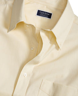 Club Room Classic/regular-fit Performance Stretch Yarn-dyed Pinpoint Dress Shirt Yellow thumbnail 3