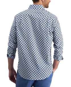 Club Room Concho Tile-print Shirt Pale Ink Blue thumbnail 2