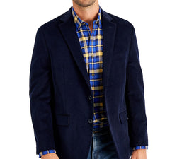Club Room Corduroy Classic-fit Sport Coat Navy thumbnail 4