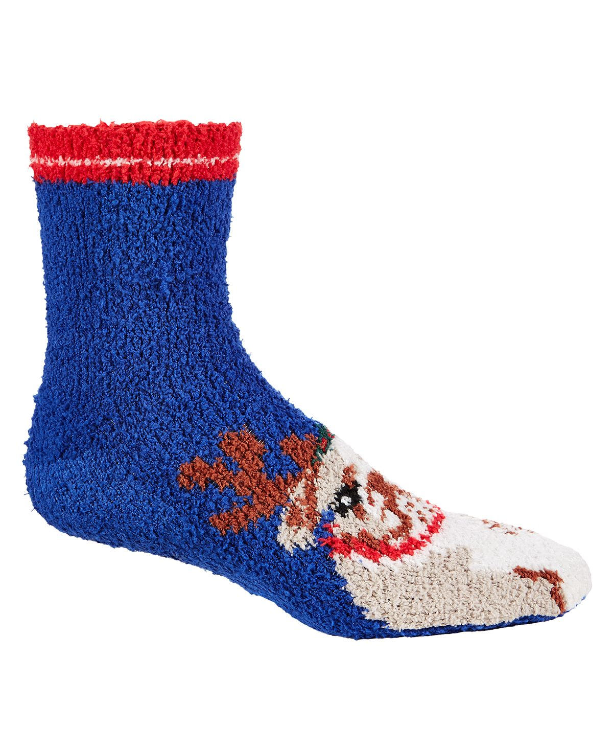 Club Room Cozy Holiday Reindeer Dog Socks Christmas Bulldog