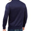 Club Room Crossbody Stripe Track Jacket Navy Blue