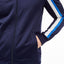 Club Room Crossbody Stripe Track Jacket Navy Blue