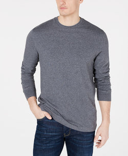Club Room Doubler Crewneck T-shirt Dark Grey Heather thumbnail 1