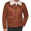Club Room Faux Suede Jacket Brown