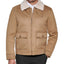 Club Room Faux Suede Jacket Tan