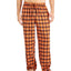 Club Room Flannel Print Pajama Pants Orange and Navy Plaid