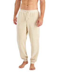 Club Room Fleece Pajama Pants Beige thumbnail 1
