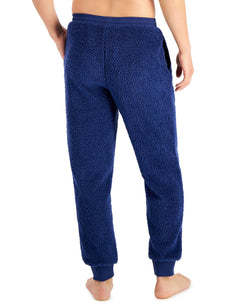 Club Room Fleece Pajama Pants Blue Heather thumbnail 2