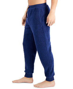 Club Room Fleece Pajama Pants Blue Heather thumbnail 3