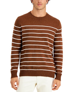 Club Room Gregor Striped Sweater Brown thumbnail 1