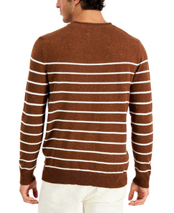 Club Room Gregor Striped Sweater Brown thumbnail 2