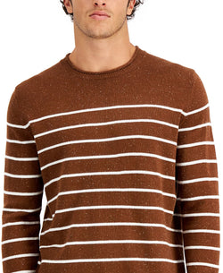 Club Room Gregor Striped Sweater Brown thumbnail 3