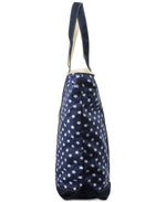 Club Room Holiday Flag Tote White/red/nvy