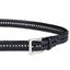 Club Room Leather Braided Belt Black