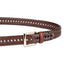 Club Room Leather Braided Belt Tan