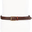 Club Room Leather Braided Belt Tan