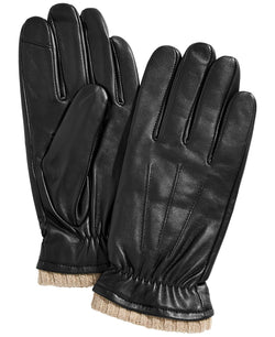 Club Room Leather Gloves Black thumbnail 1
