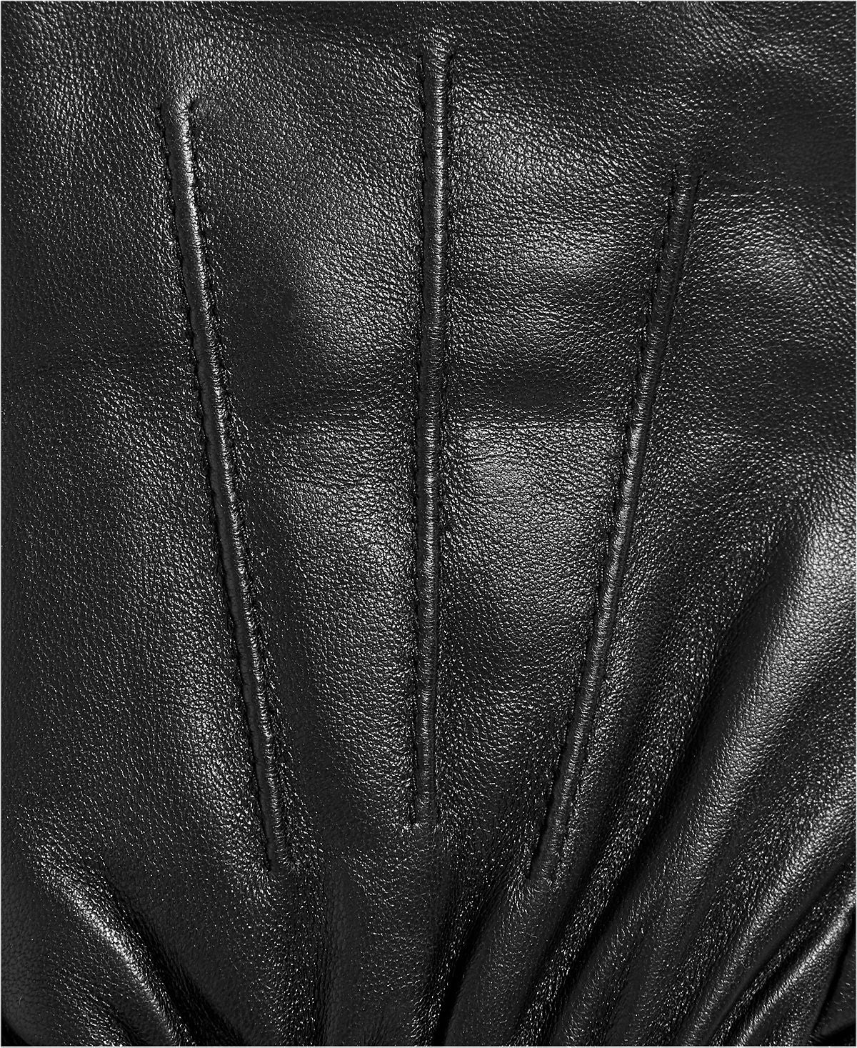 Club Room Leather Gloves Black