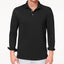 Club Room Long-sleeve Polo Only From Deep Black