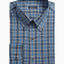 Club Room Men’s Classic/regular Fit Stretch Plaid Button Down Collar Dress Shirts Created For Macy’s Navy/Light Blue