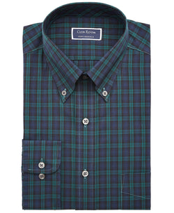 Club Room Men’s Regular Fit Cotton Dress Shirt Created For Macy’s Hunter Navy thumbnail 1