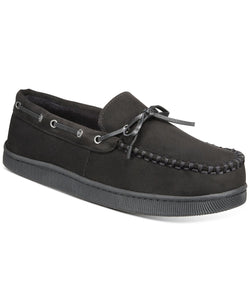 Club Room Moccasin Slippers Black thumbnail 1