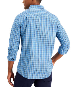 Club Room Multicolor Plaid Shirt Blue Combo thumbnail 2