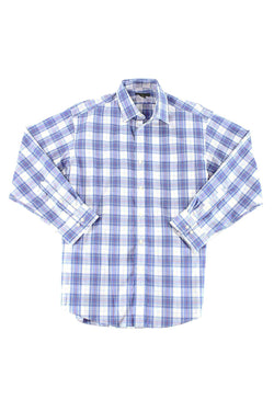 Club Room Navy Summer-Plaid 'The Estate' Wrinkle-Resistant thumbnail 2