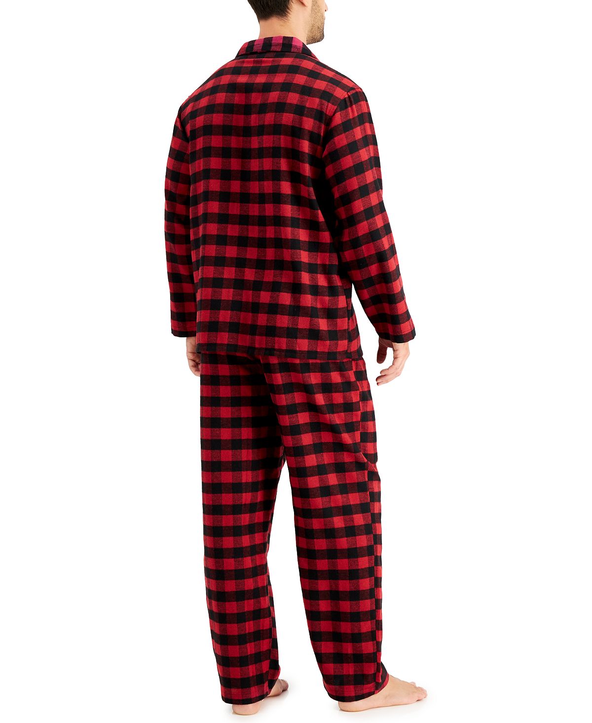 Club Room Pajama Set Red/Black