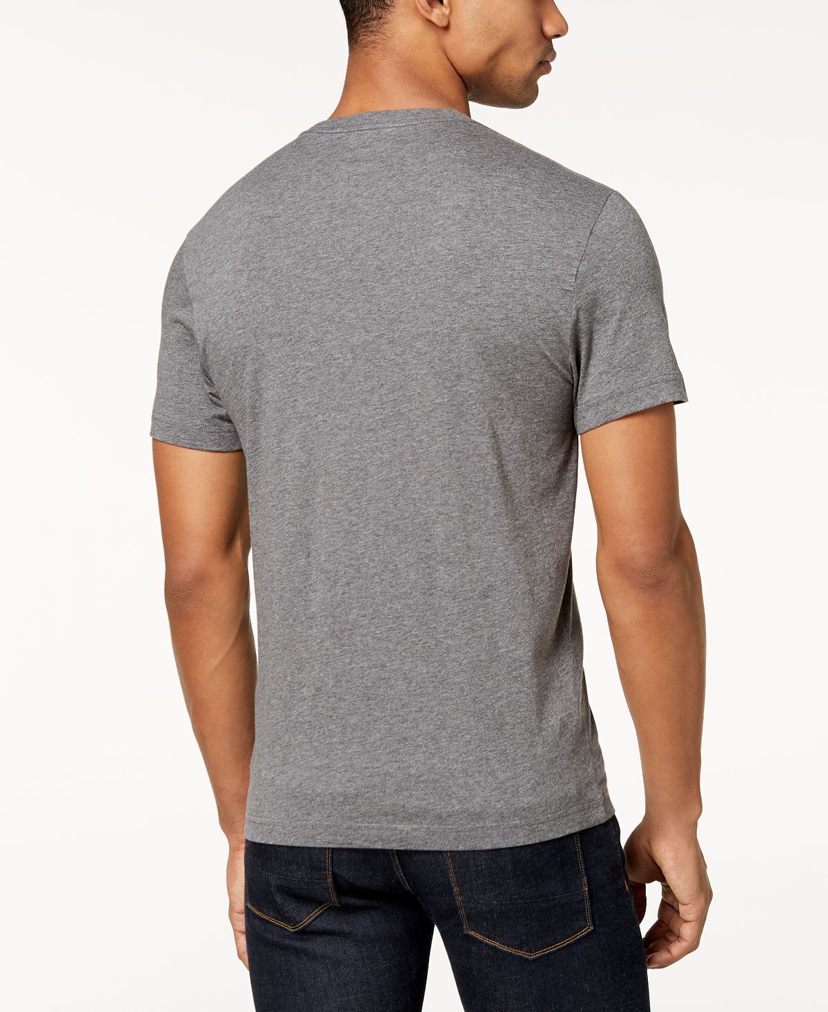 Club Room Performance Crew Neck T-shirt Charcoal Heather