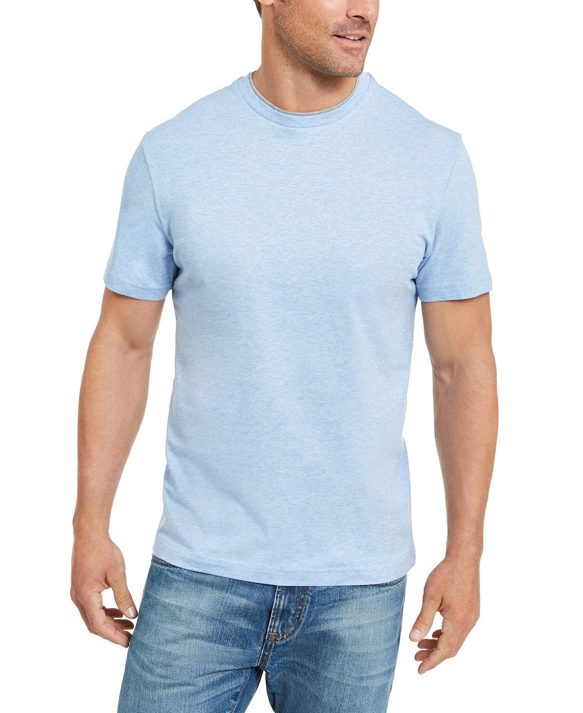 Club Room Performance Doubler Short-sleeve T-shirt Blue Yonder