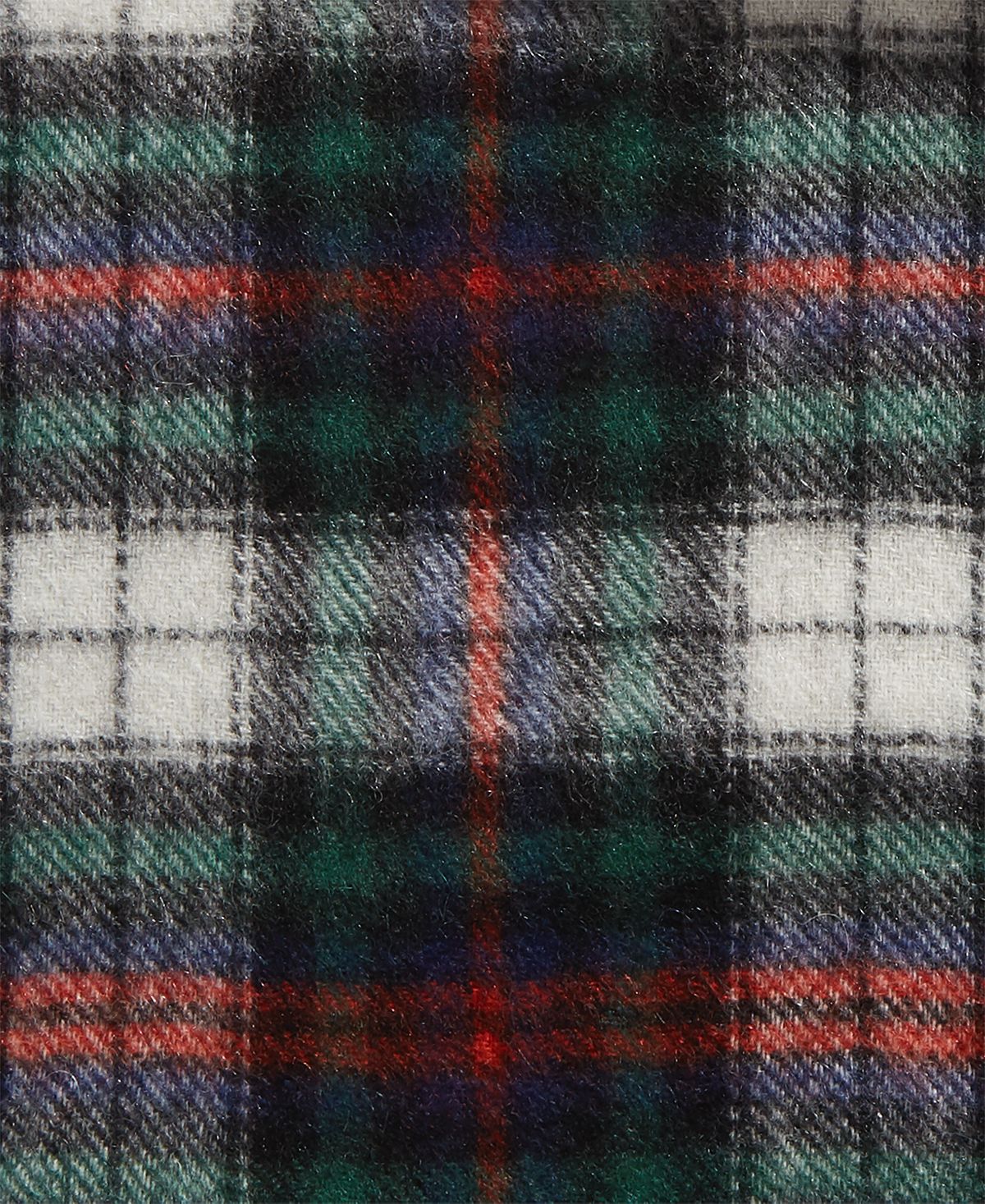Club Room Plaid Cashmere Scarf Red/Green/White Combo