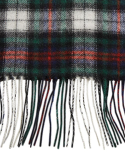 Club Room Plaid Cashmere Scarf Red/Green/White Combo thumbnail 3