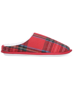 Club Room Plaid Slippers Red thumbnail 2