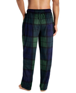 Club Room Printed Fleece Pajama Pants Hunter Navy thumbnail 2