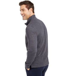Club Room Quarter-zip French Rib Pullover Dark Lead Heather thumbnail 3