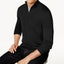 Club Room Quarter-zip Merino Wool Blend Sweater Deep Black