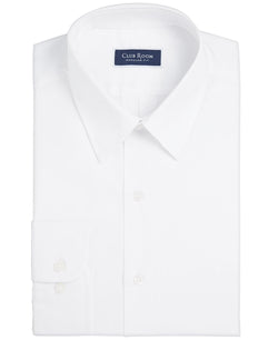Club Room Regular Fit Solid Dress Shirt White thumbnail 1