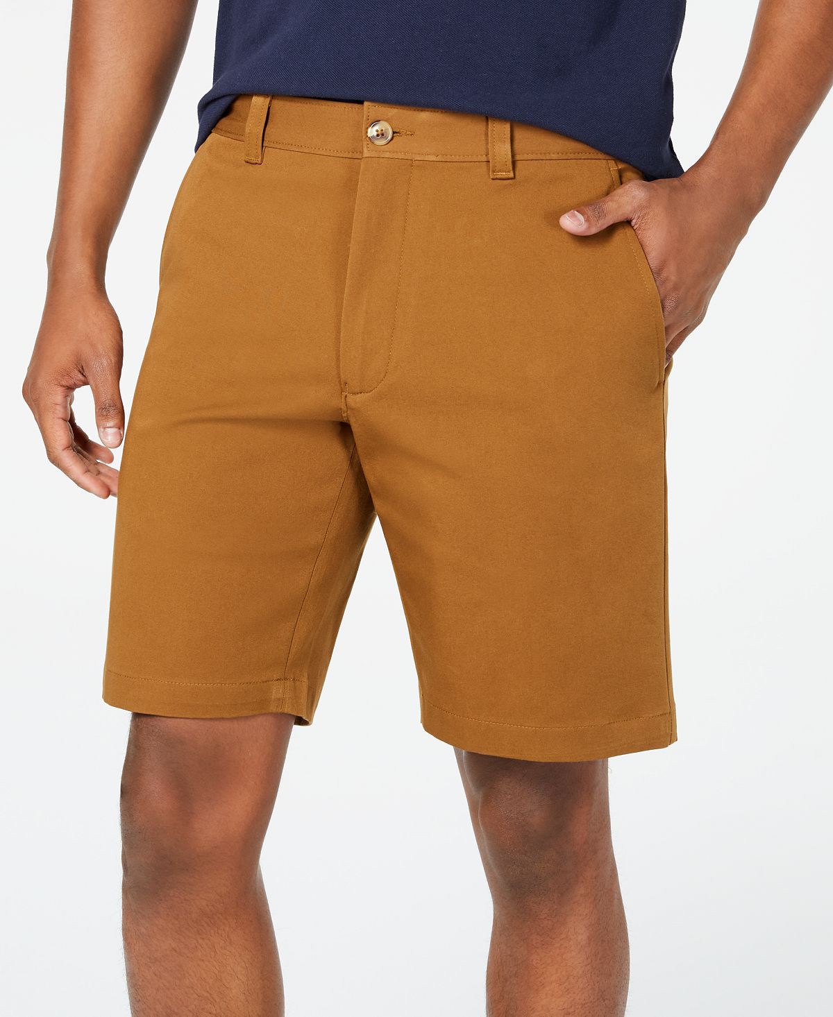 Club Room Regular-fit 7" 4-way Stretch Shorts Antlar Brown