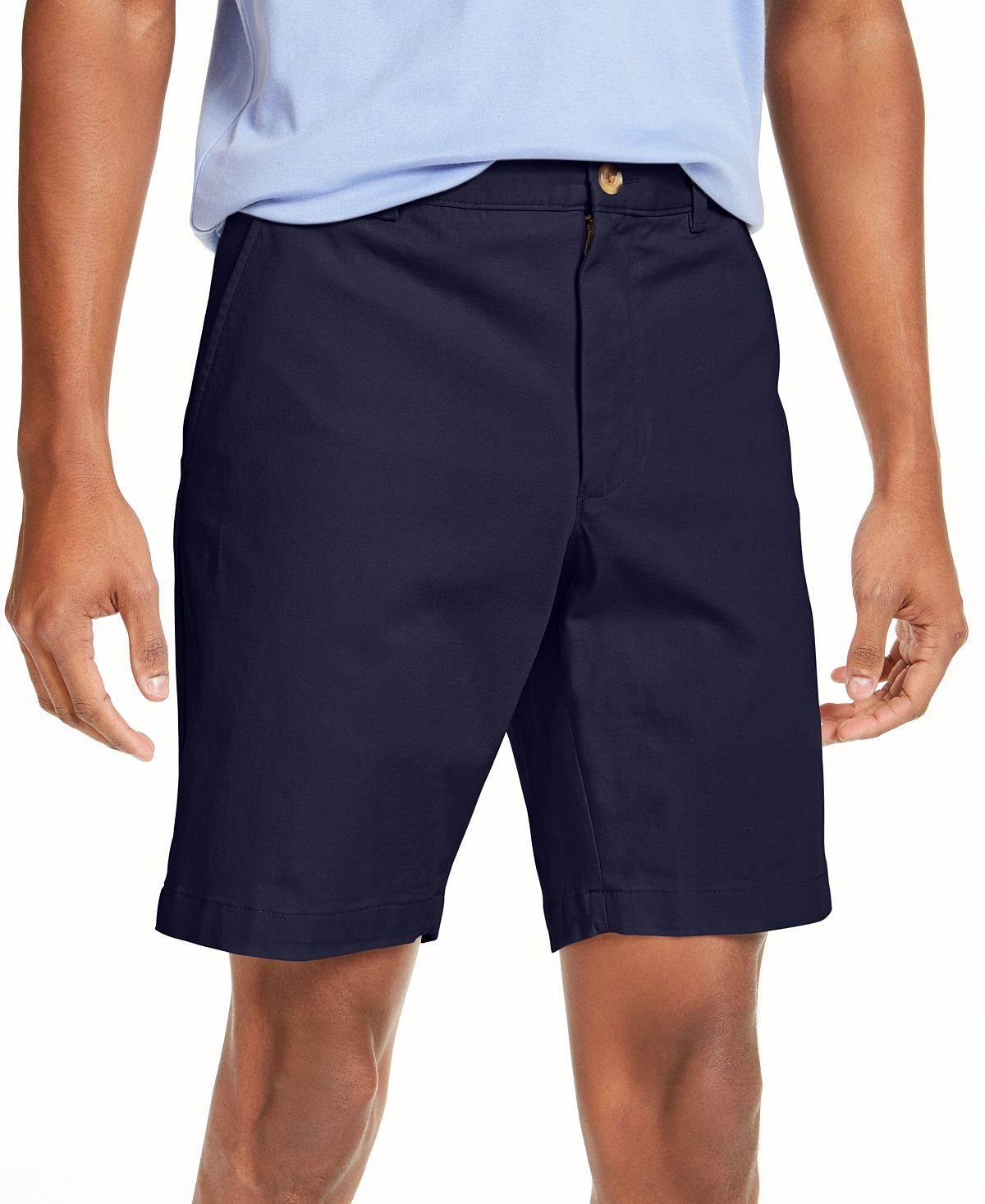 Club Room Regular-fit 7" 4-way Stretch Shorts Basic Navy
