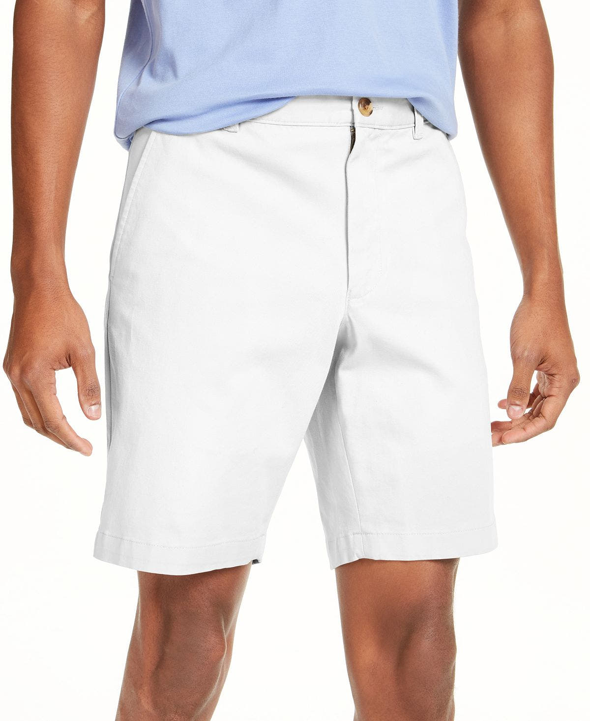Club Room Regular-fit 7" 4-way Stretch Shorts Bright White