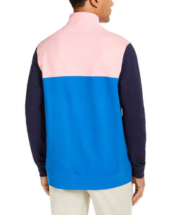 Club Room Regular-fit Colorblocked 1/4-zip Sweatshirt Pink Sky thumbnail 2