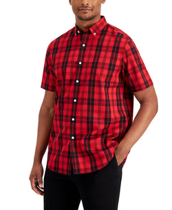 Club Room Regular-fit Plaid Shirt Ablaze thumbnail 1
