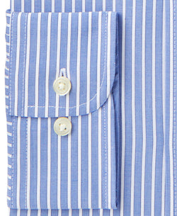 Club Room Slim-fit Performance Wrinkle-resistant Striped Dress Shirt  Blue thumbnail 2